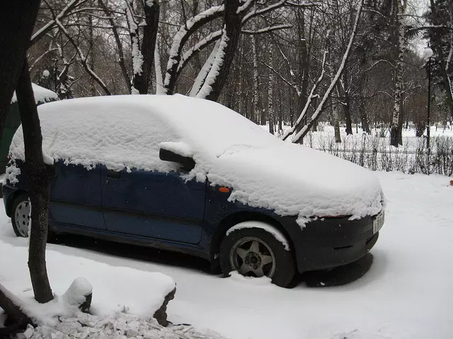 В Москве снегопад